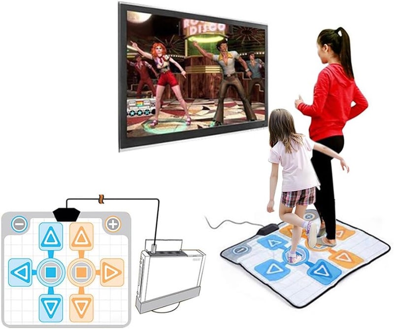 OSTENT Non-Slip Dancing Pad Dance Mat for Nintendo Wii Gamecube NGC Console Sport Dance Games - Image 3